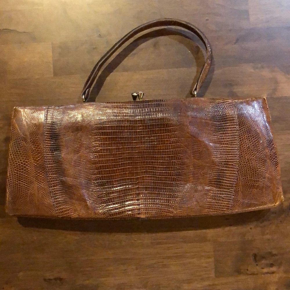 Vintage Sydney California lizard skin purse
